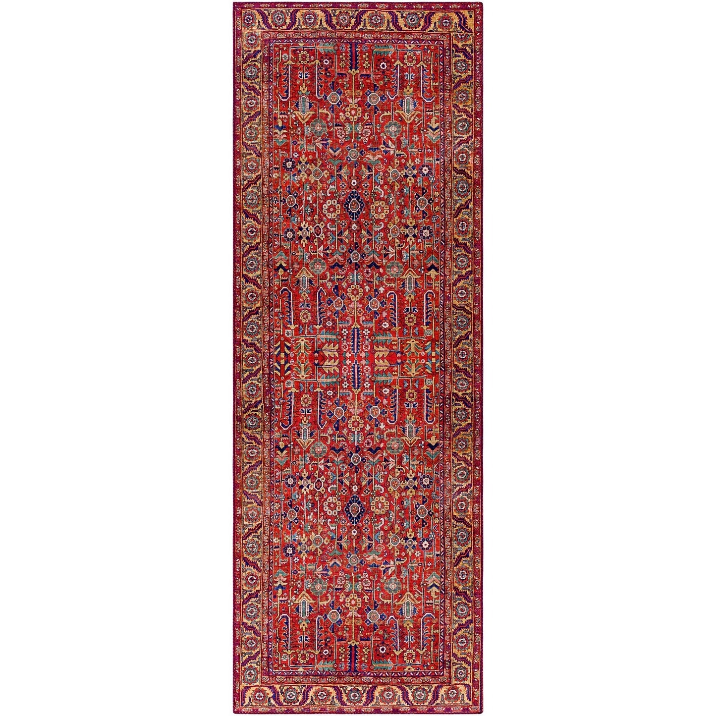 Tapis floral et botanique traditionnel revisité Livabliss Iris