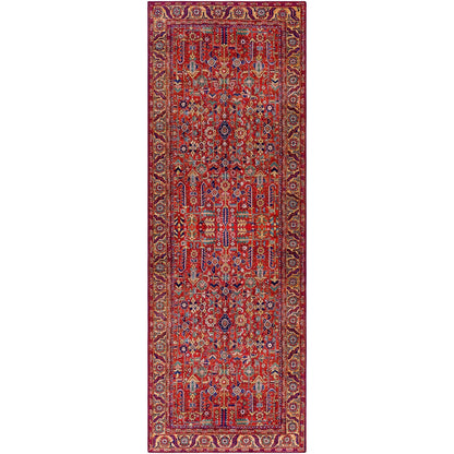Tapis floral et botanique traditionnel revisité Livabliss Iris