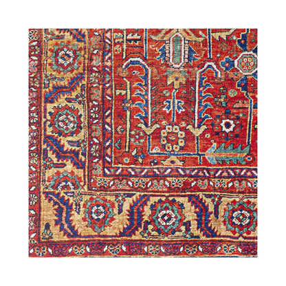 Tapis floral et botanique traditionnel revisité Livabliss Iris