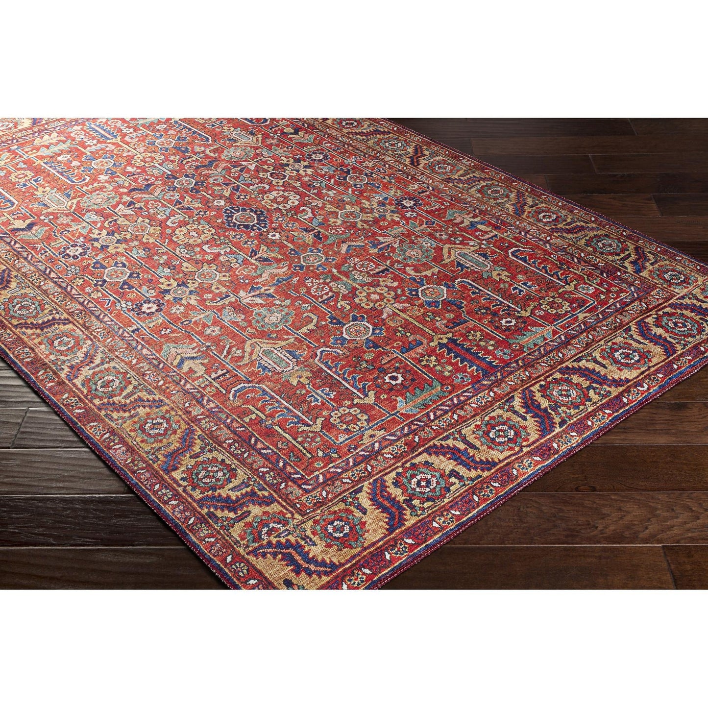 Tapis floral et botanique traditionnel revisité Livabliss Iris