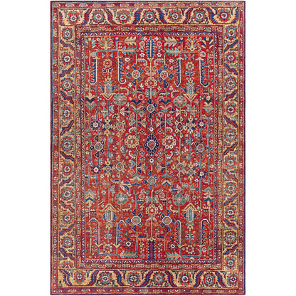 Tapis floral et botanique traditionnel revisité Livabliss Iris