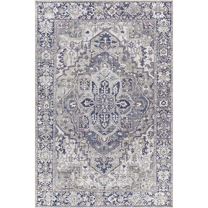 Tapis médaillon traditionnel Livabliss Iris revisité