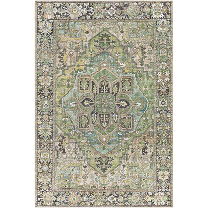 Tapis médaillon traditionnel Livabliss Iris revisité