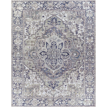 Tapis médaillon traditionnel Livabliss Iris revisité