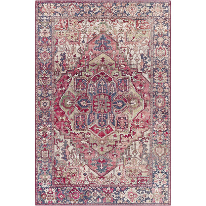 Tapis médaillon traditionnel Livabliss Iris revisité
