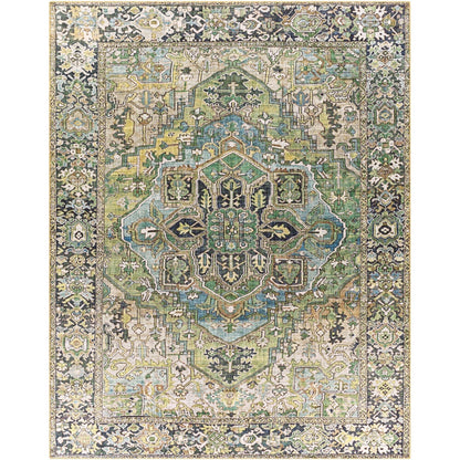 Tapis médaillon traditionnel Livabliss Iris revisité