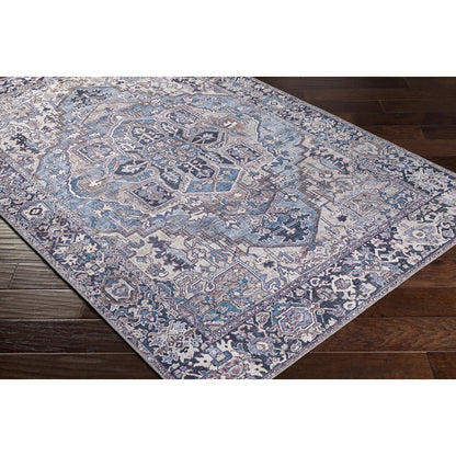 Tapis médaillon traditionnel Livabliss Iris revisité