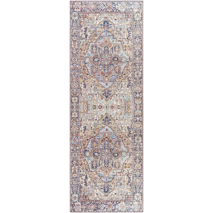 Tapis médaillon traditionnel Livabliss Iris revisité