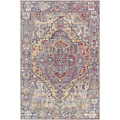 Tapis médaillon traditionnel Livabliss Iris revisité