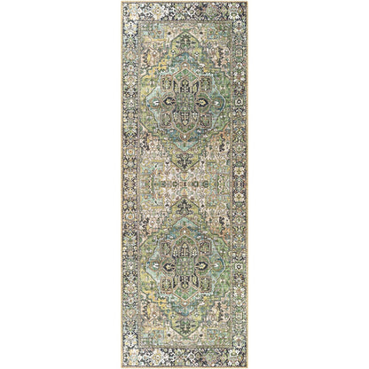 Tapis médaillon traditionnel Livabliss Iris revisité