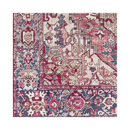 Tapis médaillon traditionnel Livabliss Iris revisité
