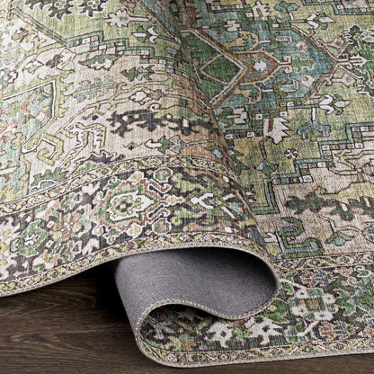 Tapis médaillon traditionnel Livabliss Iris revisité