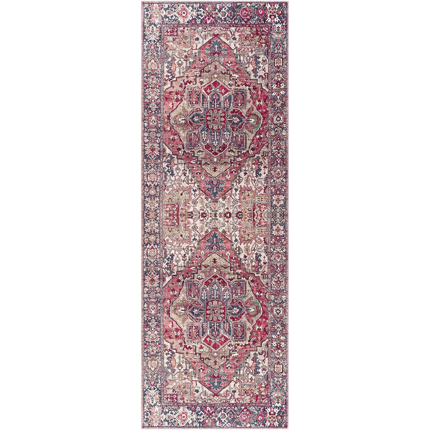 Tapis médaillon traditionnel Livabliss Iris revisité