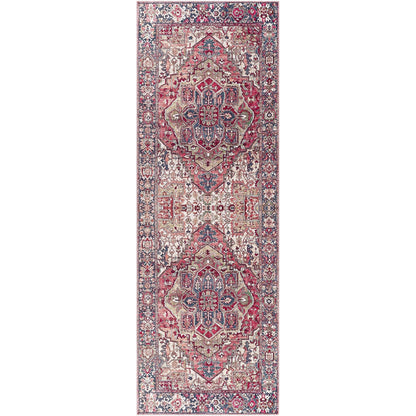 Tapis médaillon traditionnel Livabliss Iris revisité