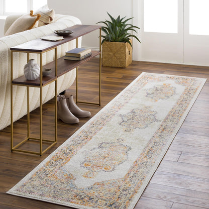 Tapis médaillon traditionnel Livabliss New Mexico remis au goût du jour