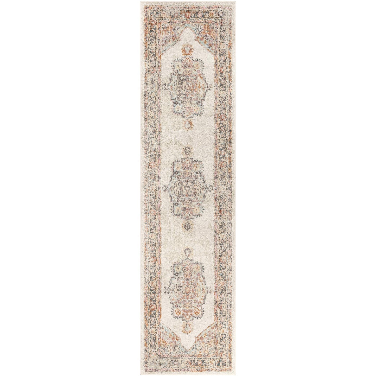 Tapis médaillon traditionnel Livabliss New Mexico remis au goût du jour