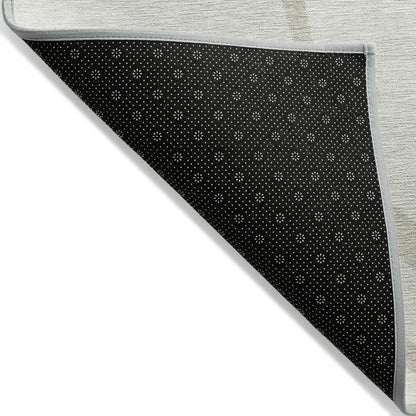 Machine Washable Indoor/ Outdoor Abstract Modern Chantille Rug