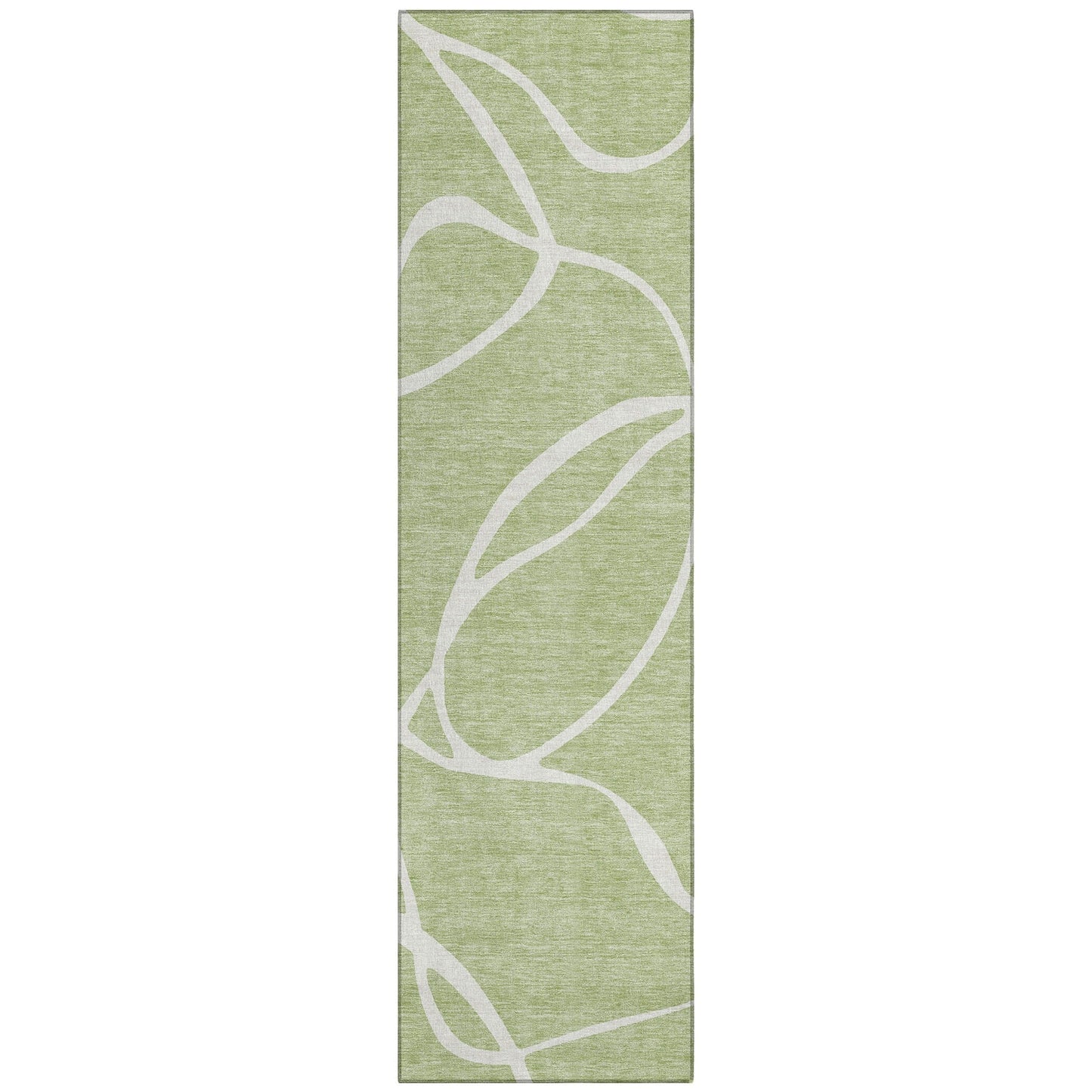 Machine Washable Indoor/ Outdoor Abstract Modern Chantille Rug