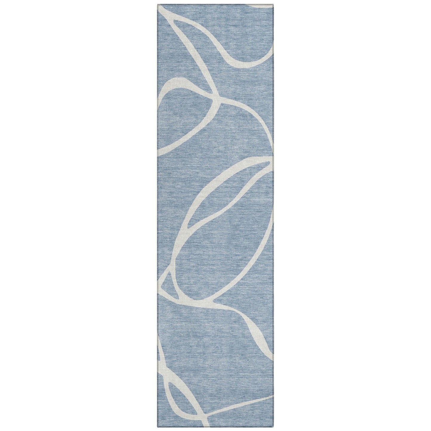 Machine Washable Indoor/ Outdoor Abstract Modern Chantille Rug
