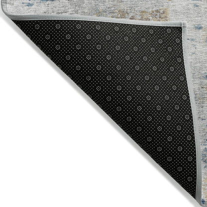 Machine Washable Indoor/ Outdoor Chantille Abstract Modern Rug