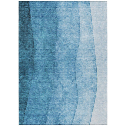 Machine Washable Indoor/ Outdoor Chantille Contemporary Ombre Rug