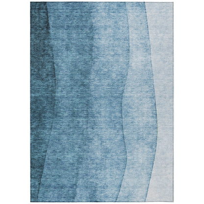 Machine Washable Indoor/ Outdoor Chantille Contemporary Ombre Rug