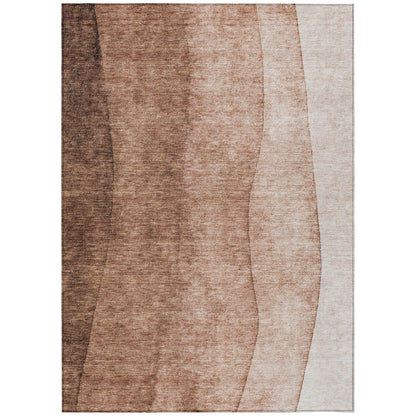Machine Washable Indoor/ Outdoor Chantille Contemporary Ombre Rug