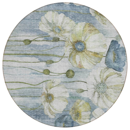 Tapis floral moderne Chantille lavable en machine pour intérieur/extérieur