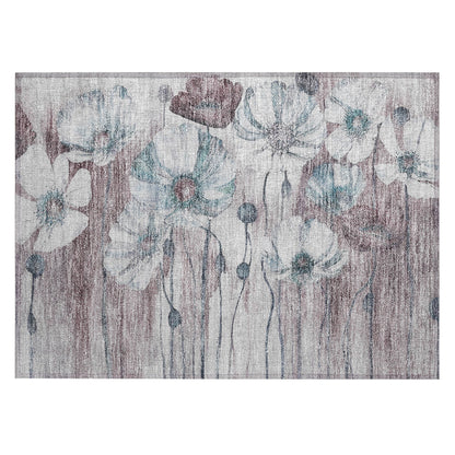 Tapis floral moderne Chantille lavable en machine pour intérieur/extérieur