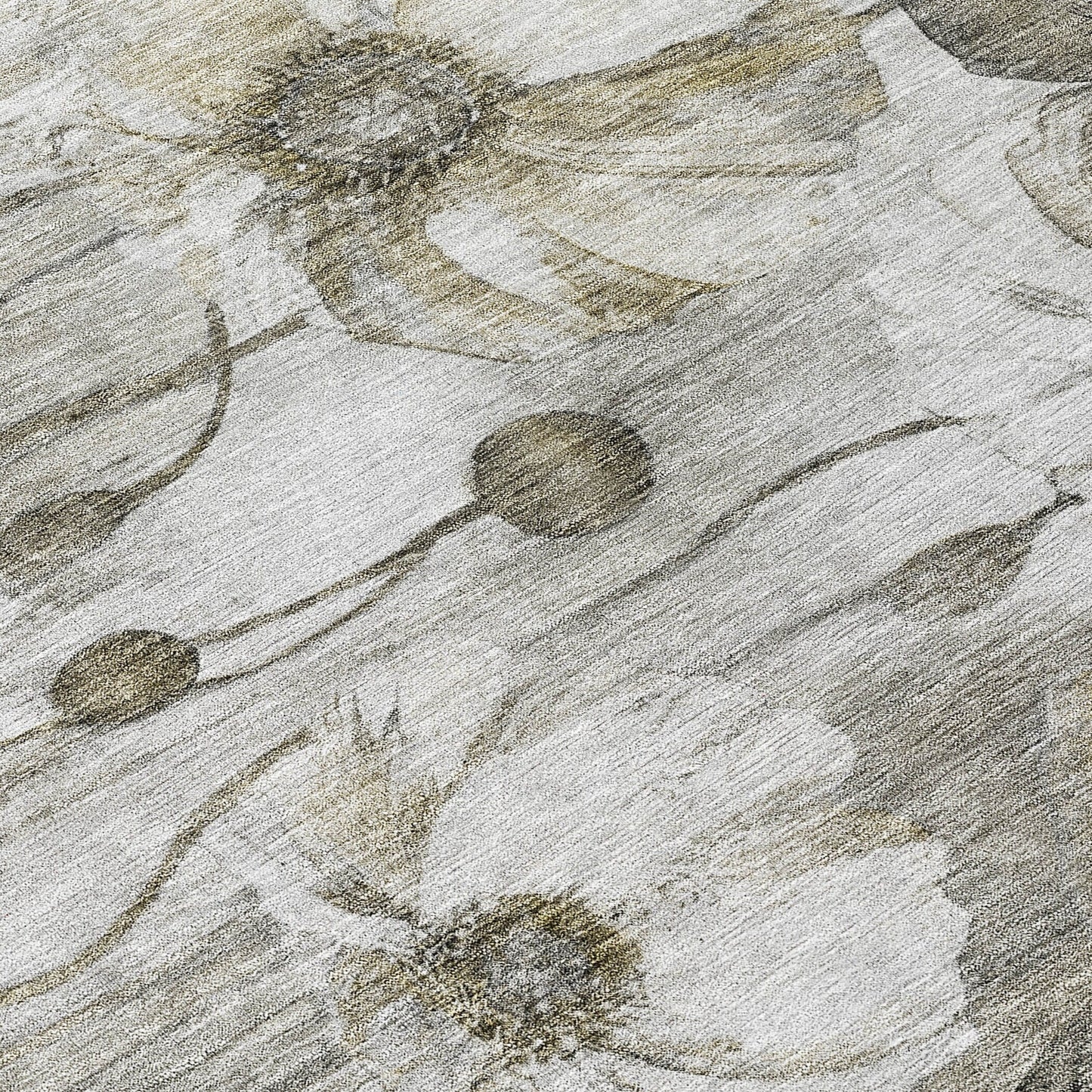 Tapis floral moderne Chantille lavable en machine pour intérieur/extérieur