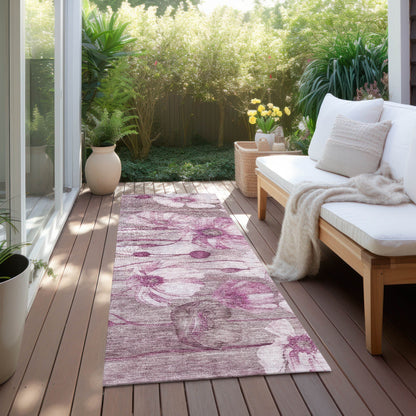 Tapis floral moderne Chantille lavable en machine pour intérieur/extérieur