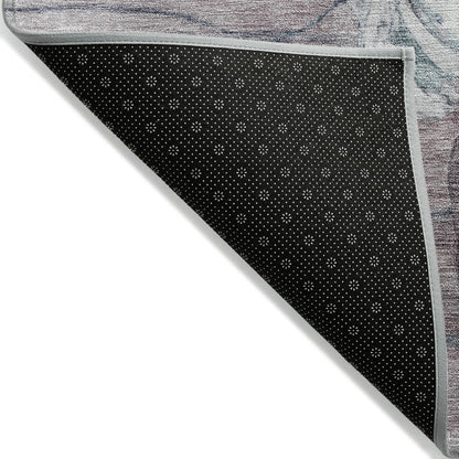 Tapis floral moderne Chantille lavable en machine pour intérieur/extérieur