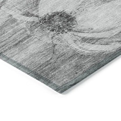 Tapis floral moderne Chantille lavable en machine pour intérieur/extérieur