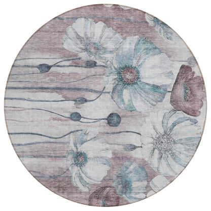 Tapis floral moderne Chantille lavable en machine pour intérieur/extérieur