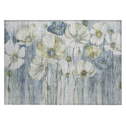 Tapis floral moderne Chantille lavable en machine pour intérieur/extérieur