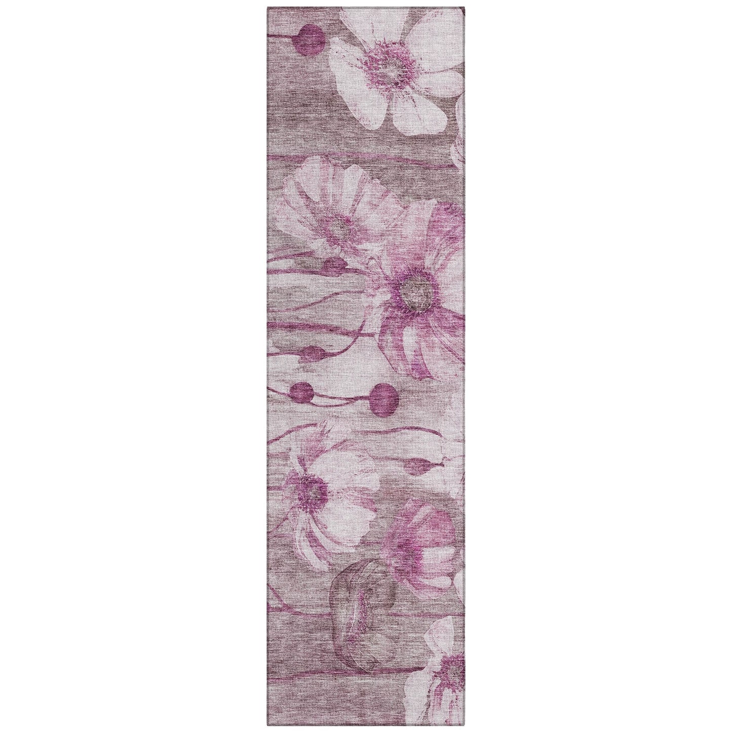 Tapis floral moderne Chantille lavable en machine pour intérieur/extérieur