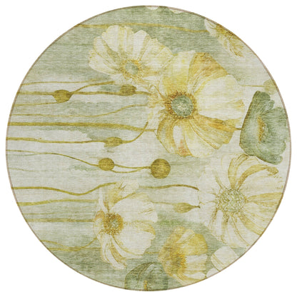 Tapis floral moderne Chantille lavable en machine pour intérieur/extérieur