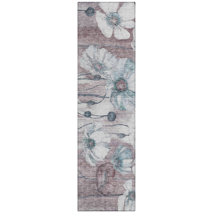Tapis floral moderne Chantille lavable en machine pour intérieur/extérieur