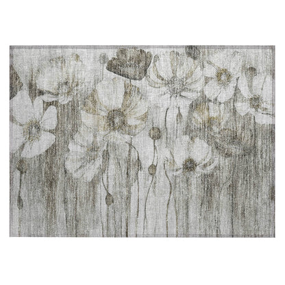 Tapis floral moderne Chantille lavable en machine pour intérieur/extérieur
