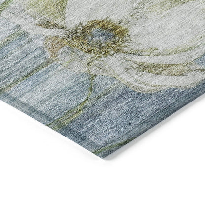 Tapis floral moderne Chantille lavable en machine pour intérieur/extérieur