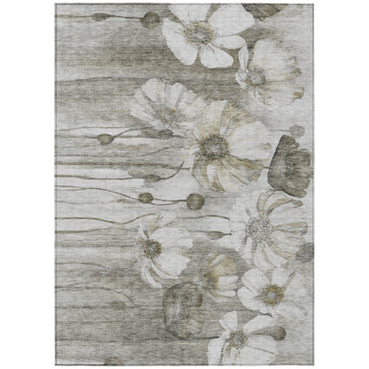 Tapis floral moderne Chantille lavable en machine pour intérieur/extérieur