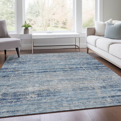 Machine Washable Indoor/ Outdoor Chantille Ombre Solid Rug