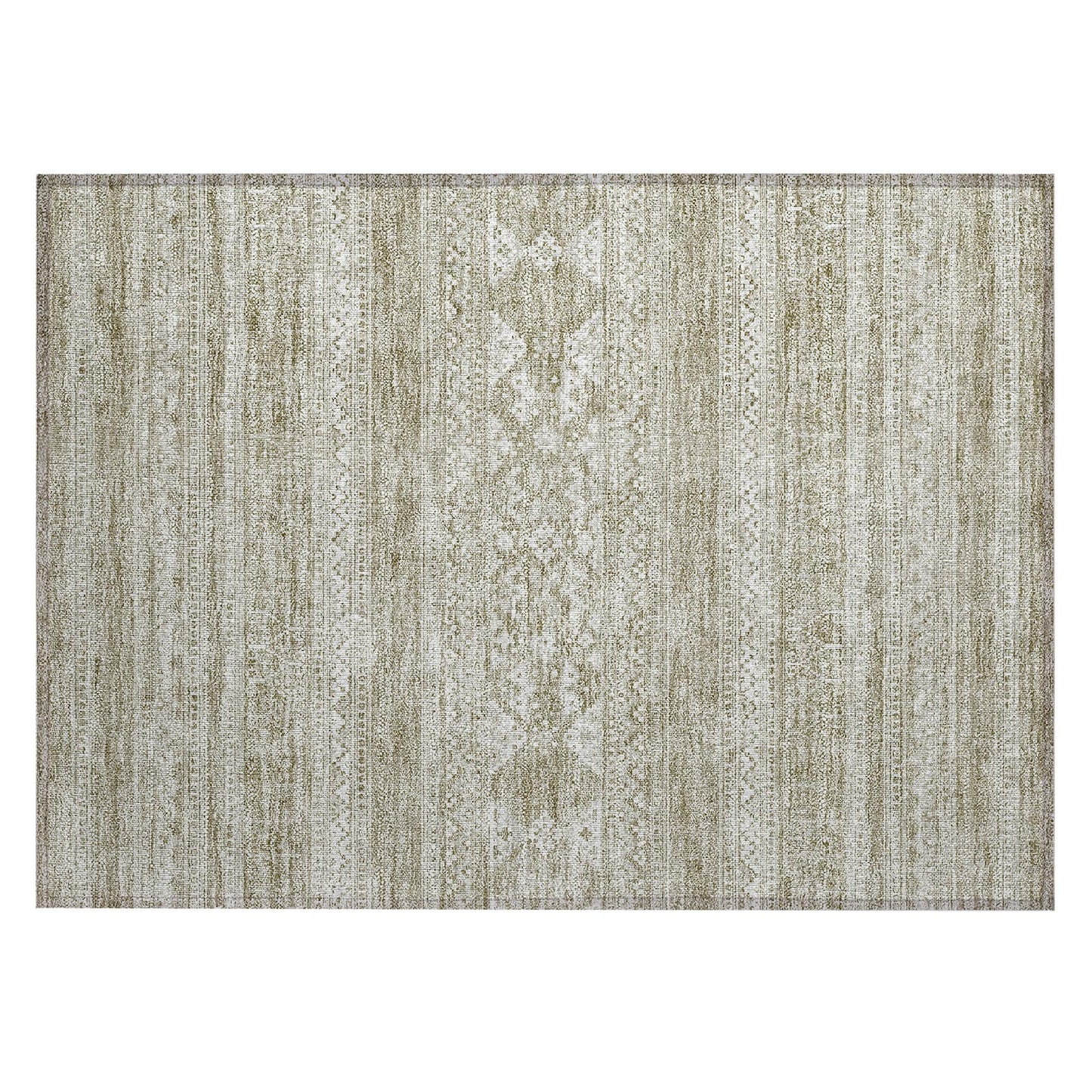 Machine Washable Indoor/ Outdoor Chantille Tribal Boho Rug