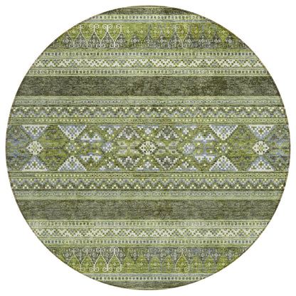 Machine Washable Indoor/ Outdoor Chantille Tribal Boho Rug