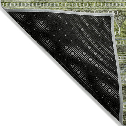 Machine Washable Indoor/ Outdoor Chantille Tribal Boho Rug