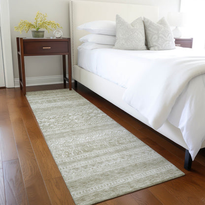 Machine Washable Indoor/ Outdoor Chantille Tribal Boho Rug