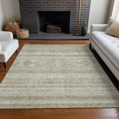 Machine Washable Indoor/ Outdoor Chantille Tribal Boho Rug