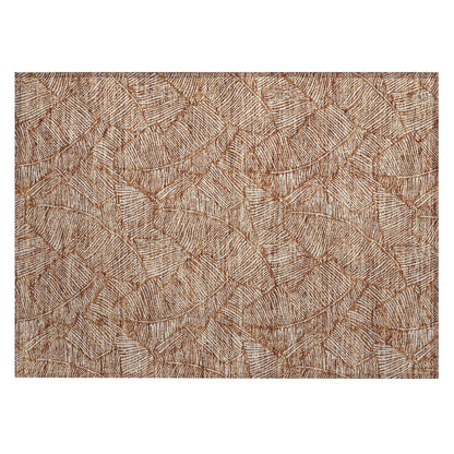Machine Washable Indoor/ Outdoor Chantille Tropical Palm Rug
