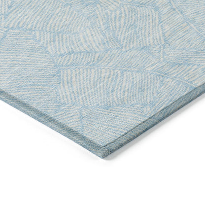 Machine Washable Indoor/ Outdoor Chantille Tropical Palm Rug