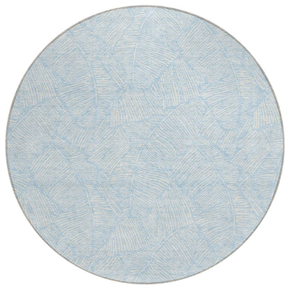 Machine Washable Indoor/ Outdoor Chantille Tropical Palm Rug